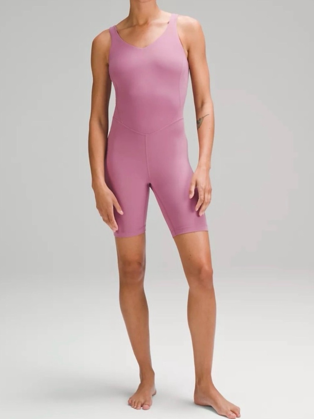 lululemon athletica mauve-pink Align Bodysuit 8"